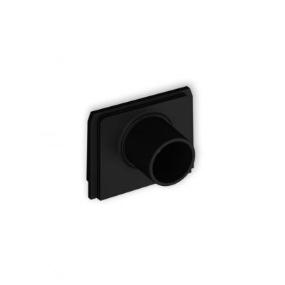 Zaślepka z wypustem fi18mm do puszki natynkowej pojedynczej 12ZAPUKZ-2 czarny mat KARLIK (12ZAPUKZ-2)